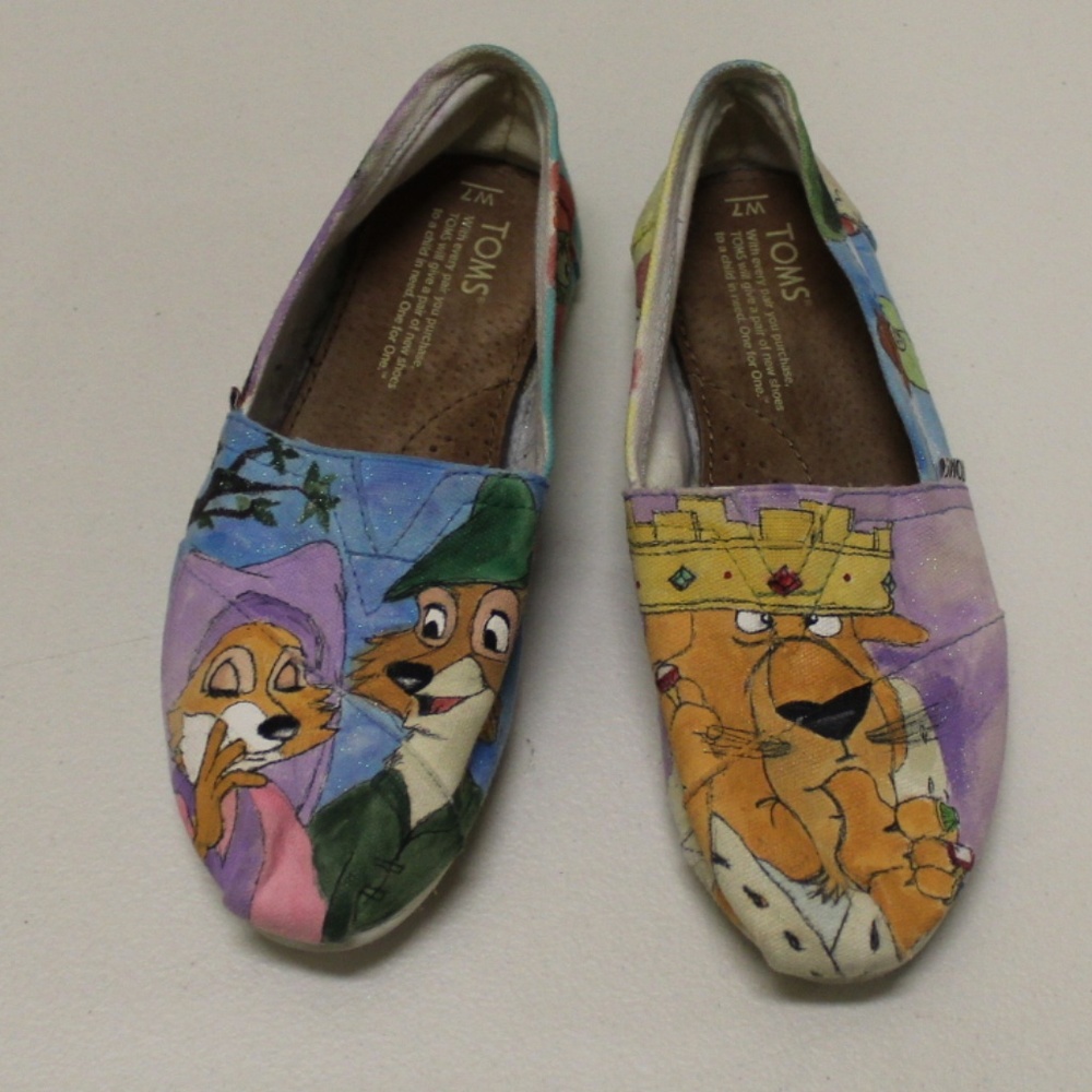 Toms Robin Hood Disney Women size 7